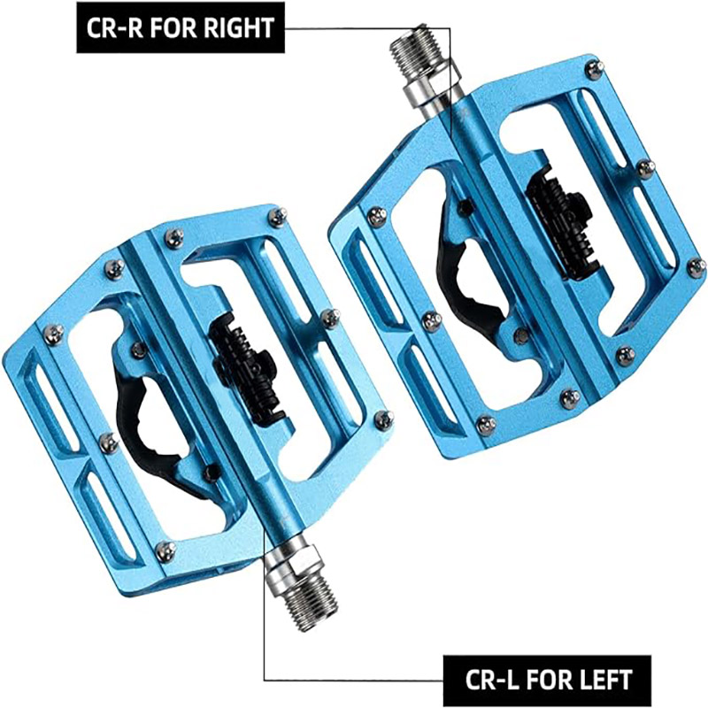 SPD Cineálacha pedal rothaíochta sléibhe Pedals Alúmanam Clipless Séalaithe le Cleats