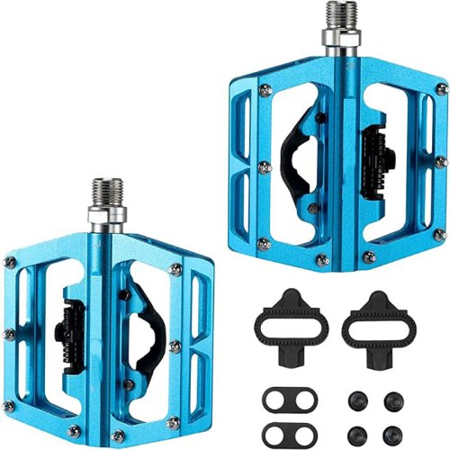 SPD Mountain cycling pedal types Sealed Clipless Aluminum Pedals with Cleats