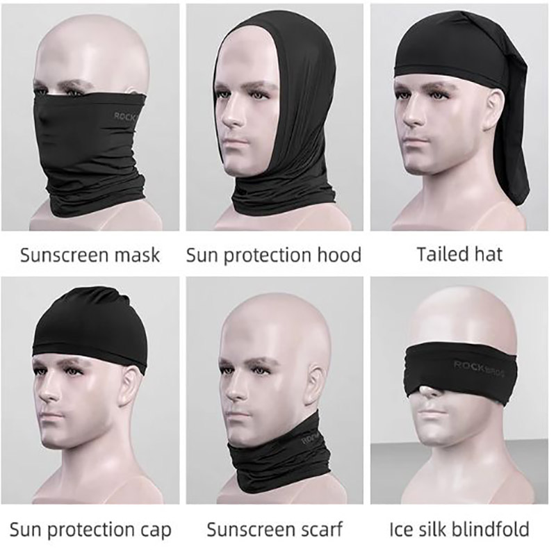 Vasarinė dviračių veido kaukė UV apsauga nuo prakaito sugerianti greitai džiūstanti kvėpuojanti kaukė