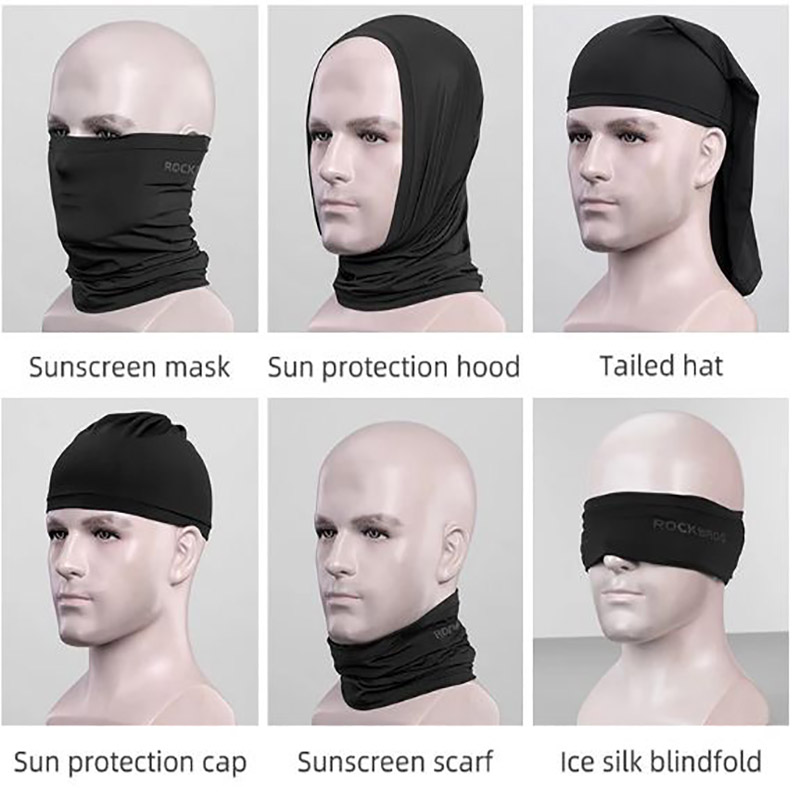 Summer Cycling Face Mask UV Protection Sweat-Absorbing Quick-Drying Breathable Mask - Balaclava Mask - 4