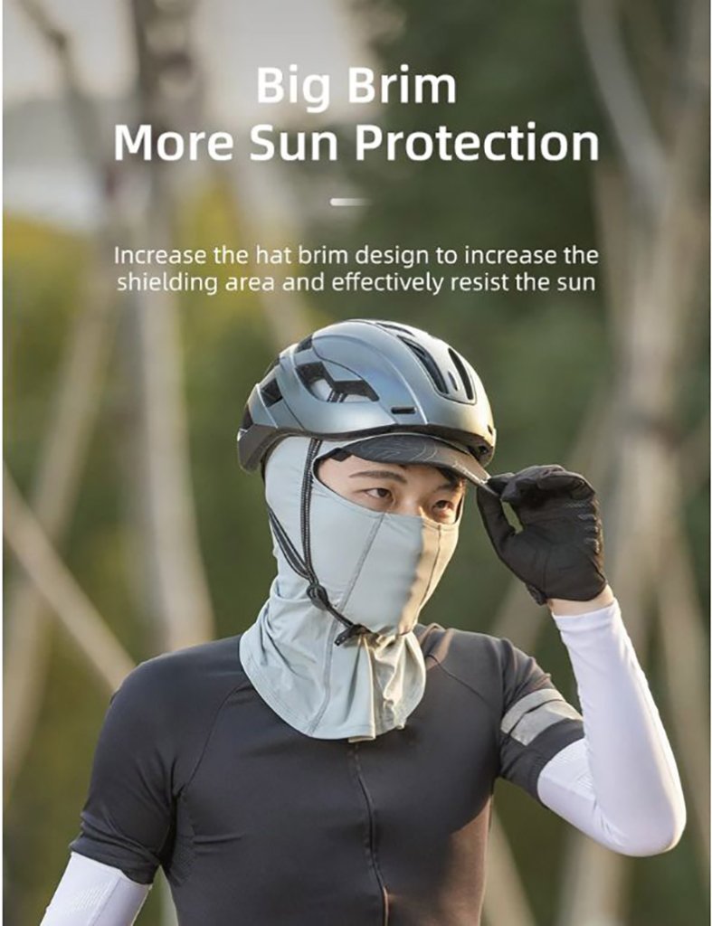 Summer Full Face Balaclava Mask Cycling Caps Bike Head Cover