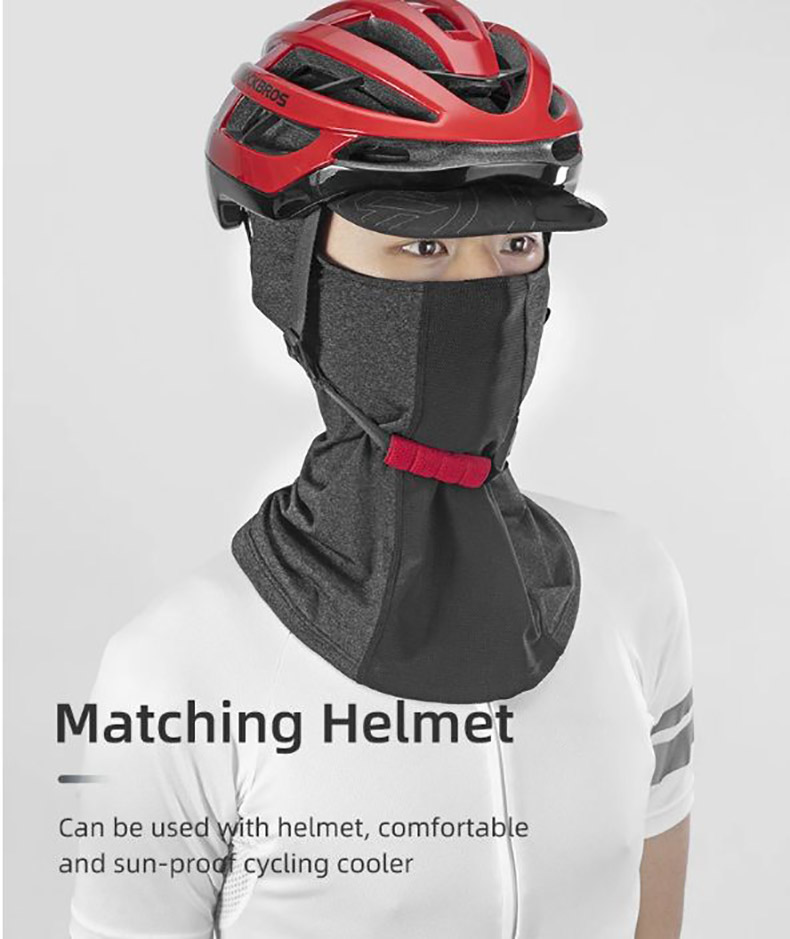 Màscara de passamuntanya de cara completa d'estiu Gorres de ciclisme Funda de cap de bicicleta de caça