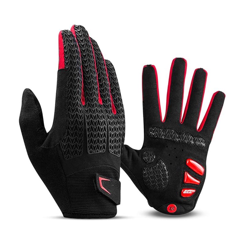 Touch Screen Anti Slip Gloves for Cycling with Gel Padded Shock Absorbing