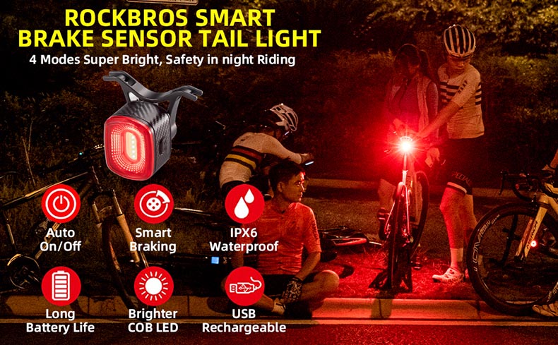 USB Rechargeable 260mah Led Bicycle Lights  IPX6 Waterproof - Bicycle Lights - 3