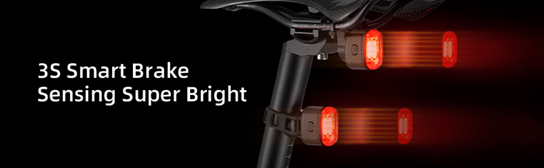 USB Rechargeable 260mah Led Bicycle Lights IPX6 Waterproof 
