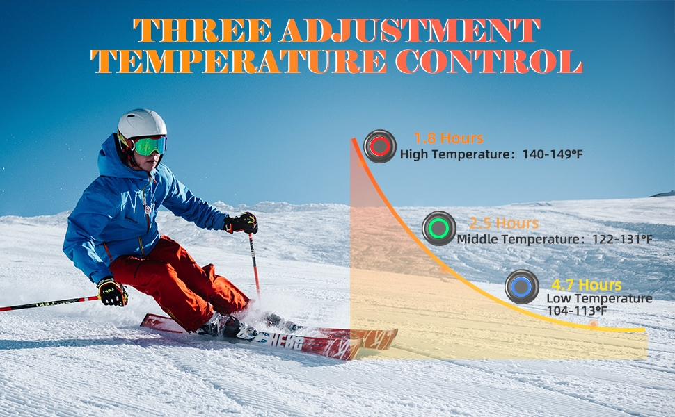 Waterproof Cycling Gloves Electric Rechargeable Battery Thermal  Winter Touchscreen - Glove - 1