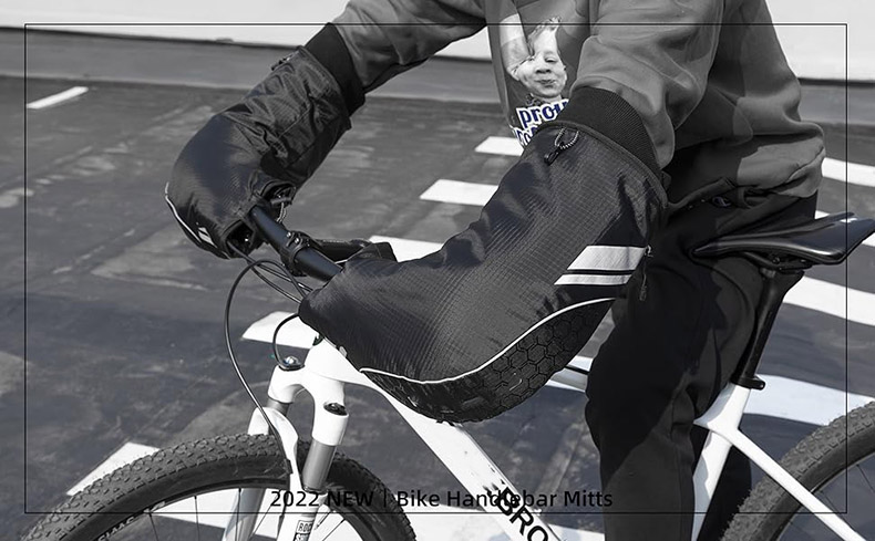 Windproof Road Cycling Gloves for Winter Motorcycle Gloves Touchscreen - Glove - 7
