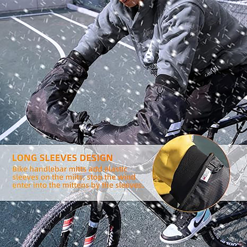 Windproof Road Cycling Gloves for Winter Motorcycle Gloves Touchscreen - Glove - 3