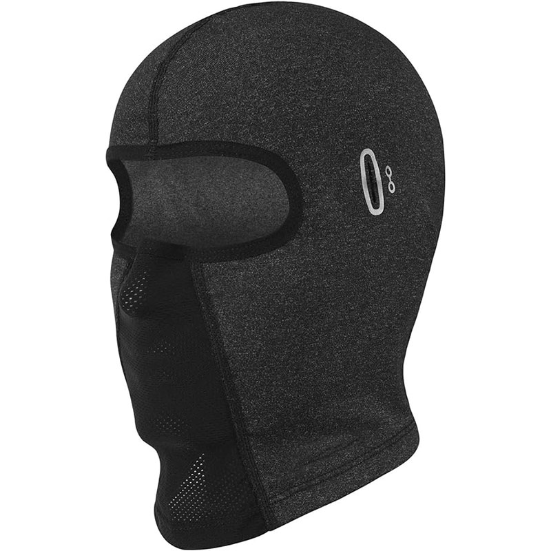 Masque de ski cagoule d'hiver sous casques avec trous pour lunettes