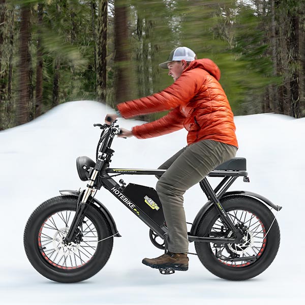 Riding an Electric Bike during winter