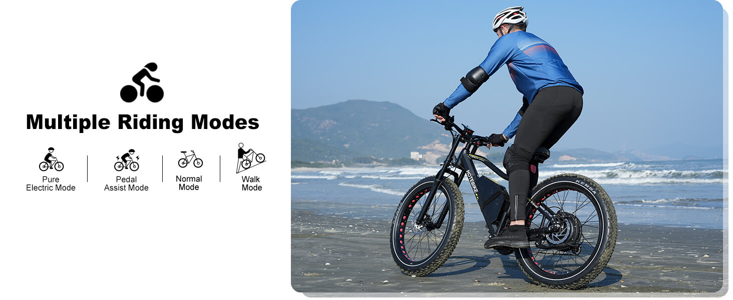 Prepárate para conquistar os camiños coa bicicleta eléctrica con suspensión de garfo dianteiro