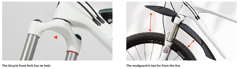 Adjustable and Easy to Install Rear Front Bike Fender - Bike Fender - 4