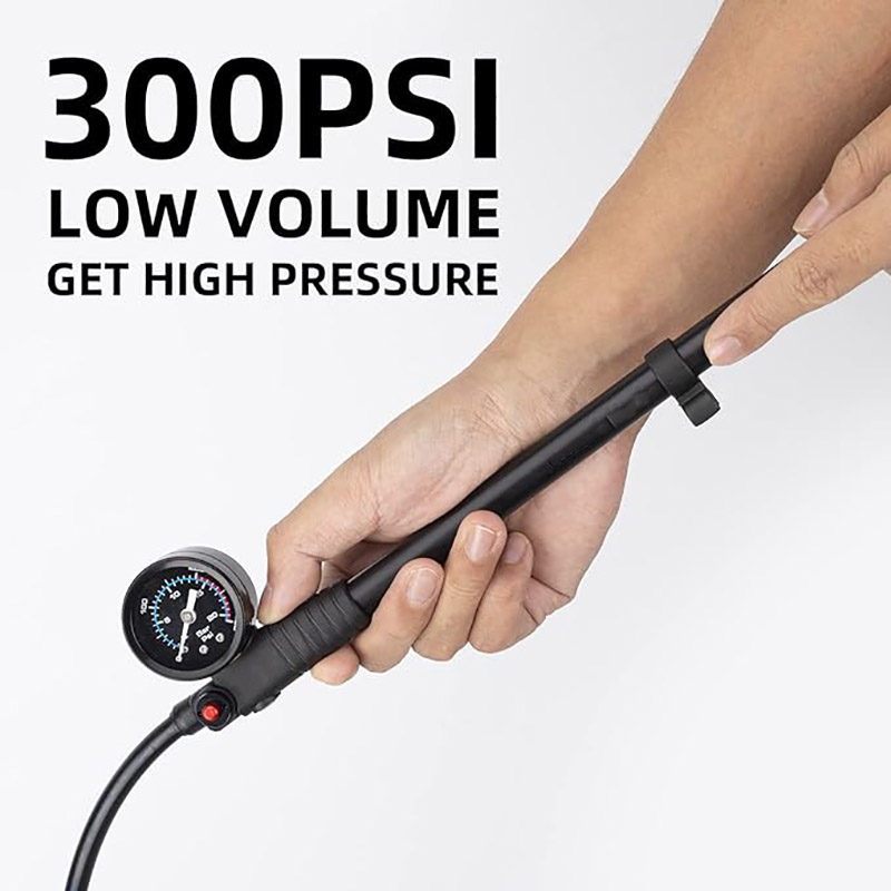 Bike Pumps High Pressure 300 PSI for Rear Shock Suspension Fork Bicycle Tire Pump - Pump - 2