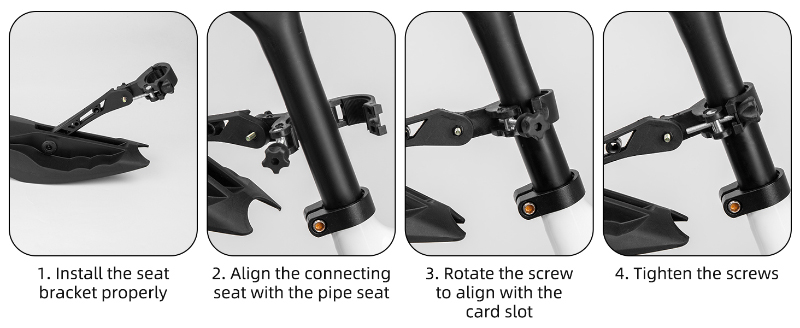 บังโคลนหลังจักรยานแบบปรับได้ MTB Mud Guards