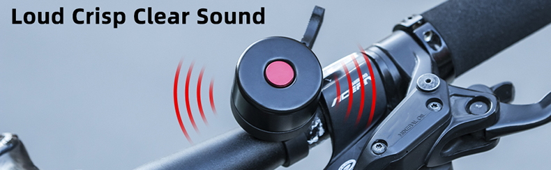 Biker Bell for Left Handlebar Loud Sound Copper Alloy Classic Bike Bell - Bike Bell & Horn - 2
