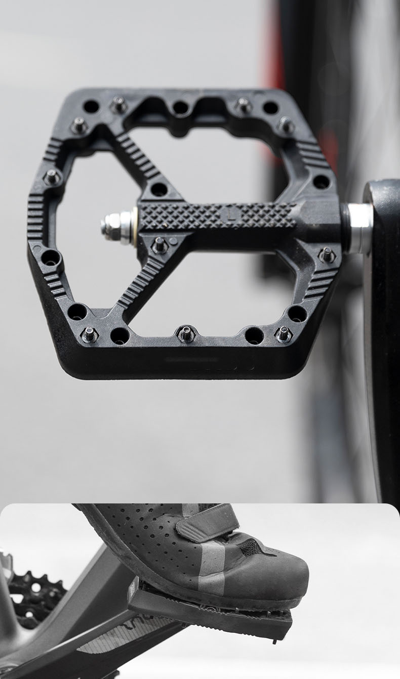 Beiciau Pedalau Sêl Ultralight Bearings Nylon Pedal Molybdenwm Gwydn Ardal Ehangu