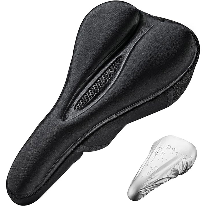 Breathable Bike Seat Cushion Gel Comfort Bike Saddles Cover for Men Women