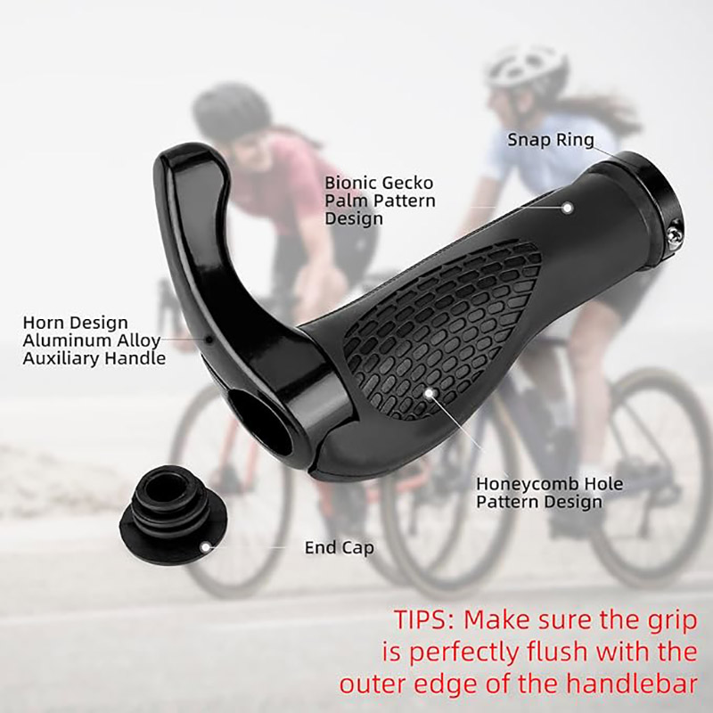 Comfortable Bicycle Handle Bar Ergonomics Non-Slip Bike Handlebar Shock Absorption - Grip Handlebar Tape - 7