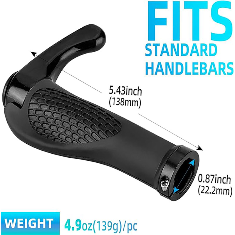 Comfortable Bicycle Handle Bar Ergonomics Non-Slip Bike Handlebar Shock Absorption - Grip Handlebar Tape - 4