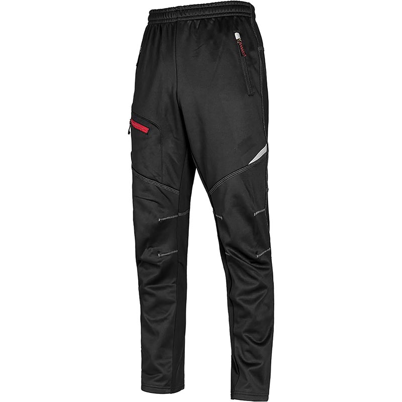 Cycle Pants for Men Windproof Thermal Fleece Winter Athletic Bike Pants