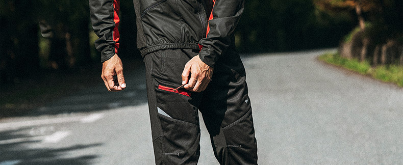 Cycle Pants for Men Windproof Thermal Fleece Winter Athletic Bike Pants - Clothes - 4