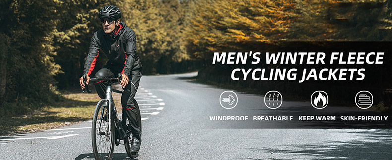 Fahrradjacke Herren Winterjacken thermisch winddicht