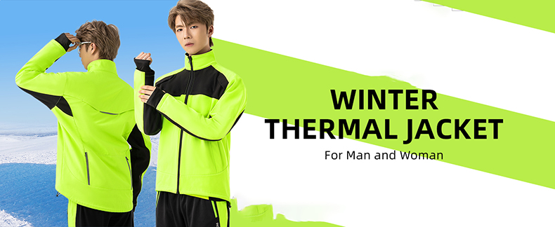 Cycling Jacket for Men Winter Bike Jackets Thermal Windproof Jacket - Clothes - 1