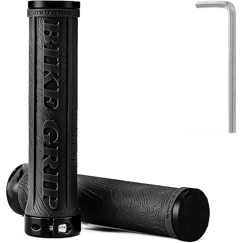 Bike Handlebar Grips Double Lock-on Mutur Manku Bars Ergonomic Non-Slip