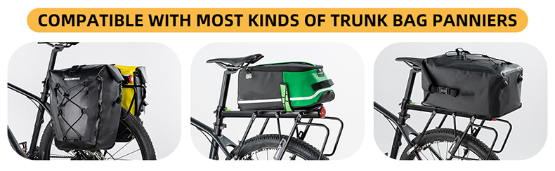 Electric Bike Racks 55 LBS Load Full Quick Release Aluminum Alloy Bike Cargo Racks - Bike Rack - 5