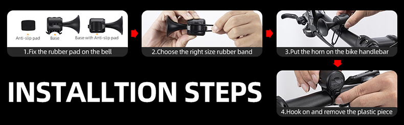 Electric Bike Ring Bell Loud 120dB Adults Kids Bike Horn Alarm IPX4 Waterproof - Bike Bell & Horn - 7