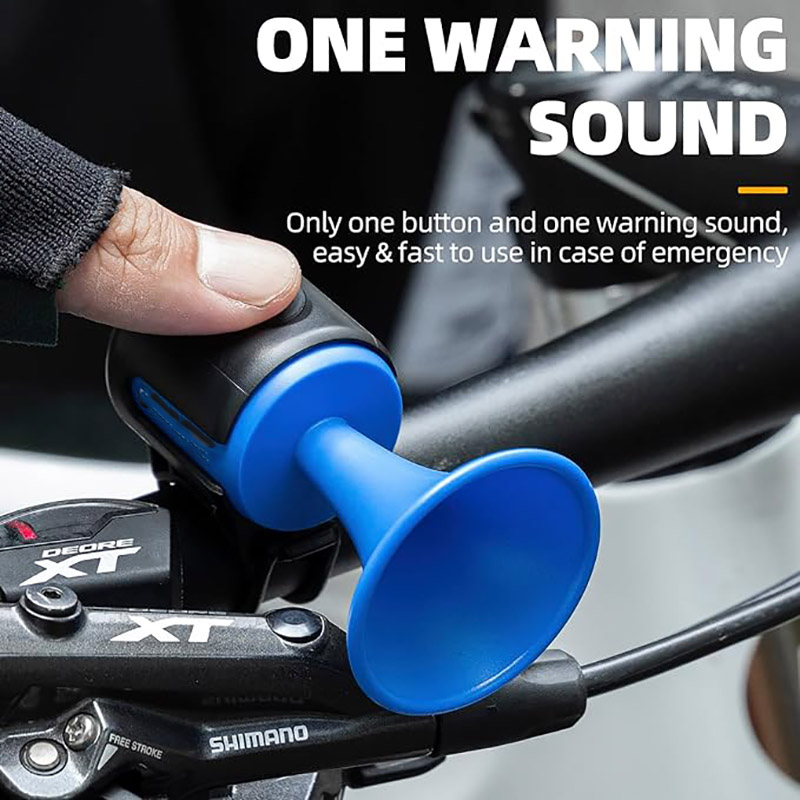 Electric Bike Ring Bell Loud 120dB Adults Kids Bike Horn Alarm IPX4 Waterproof