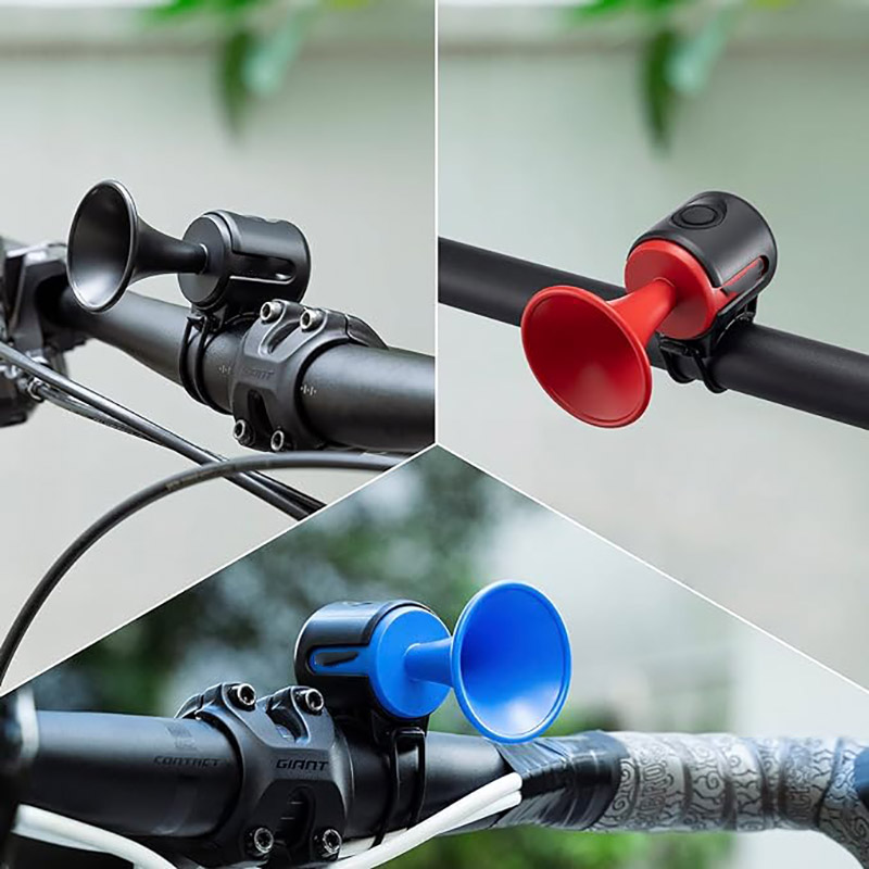 Էլեկտրական հեծանիվների զանգի զանգը բարձր 120 դԲ Մեծահասակների համար մանկական հեծանիվների շչակի ազդանշան IPX4 անջրանցիկ