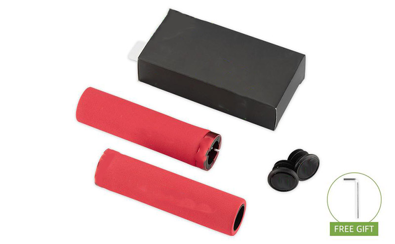 Foam Single Lock on Bicycle Handle Bars Soft Comfortable Non-Slip Bike Grips - Grip Handlebar Tape - 10