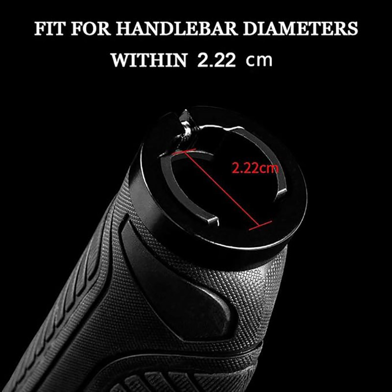 Motorcycle Handle Bar Double Aluminum Clamp Lock On Grips - Grip Handlebar Tape - 6