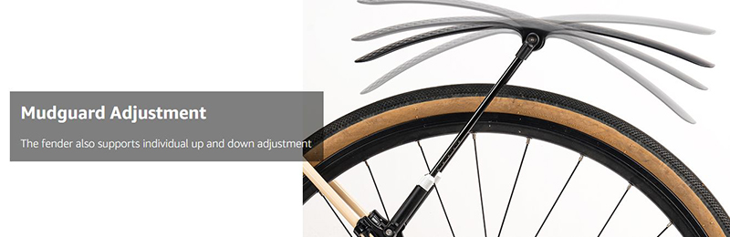 Mountain Bike Rear Fender Quick Release Lightweight Bicycle Fender - Bike Fender - 3