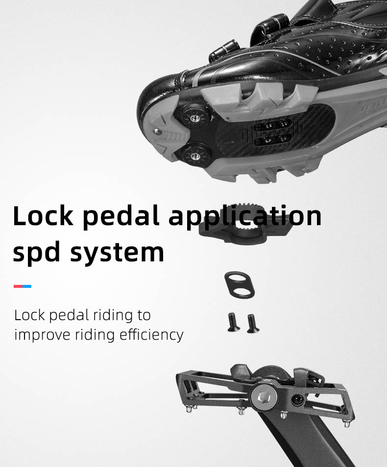 Pedal Electric Bike Compatible with Dual Function Sealed Clipless Aluminum - Pedal - 7