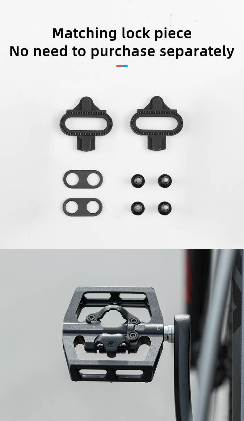Pedal Electric Bike Compatible with Dual Function Sealed Clipless Aluminum - Pedal - 13