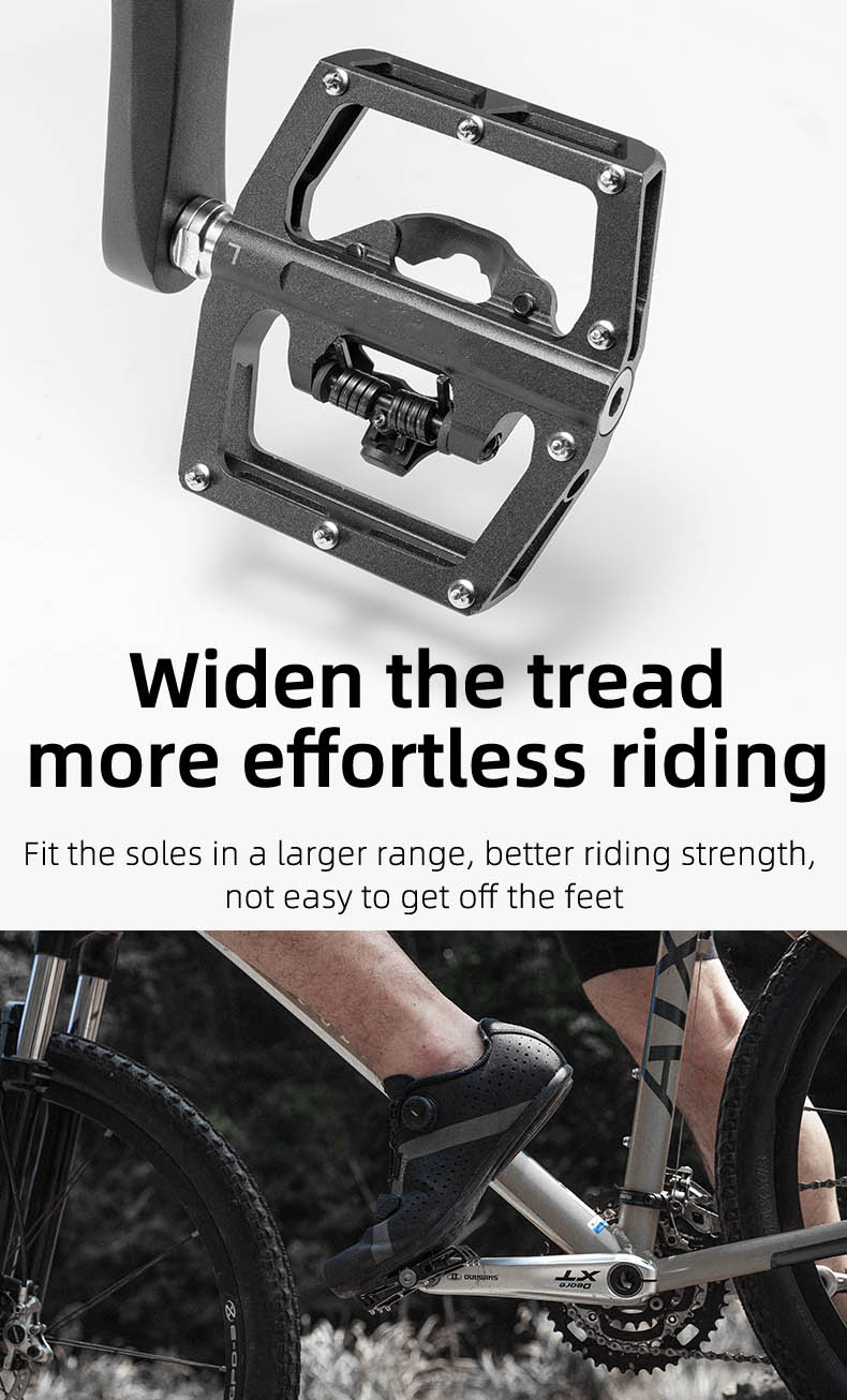 Pedal Electric Bike Compatible with Dual Function Sealed Clipless Aluminum - Pedal - 5