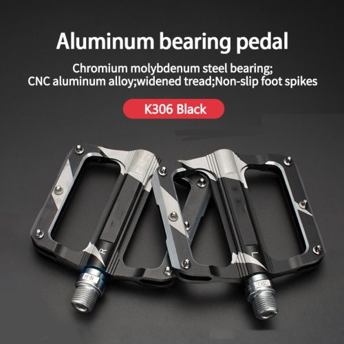 Pedal Electric Bikes Carbon Fiber Sealed Bearing Alloy Flat Pedals 1 Pair Lightweight