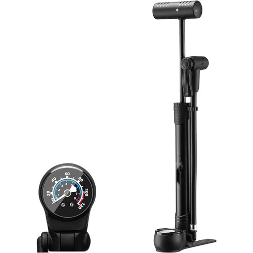 Portable Bike Pump with PSI Gauge Pump Smart Valve