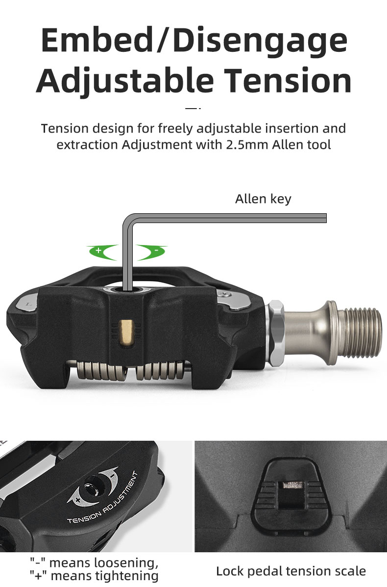 Remove Cycle Pedals Lightweight Clipless Bicycle Pedals - Pedal - 7