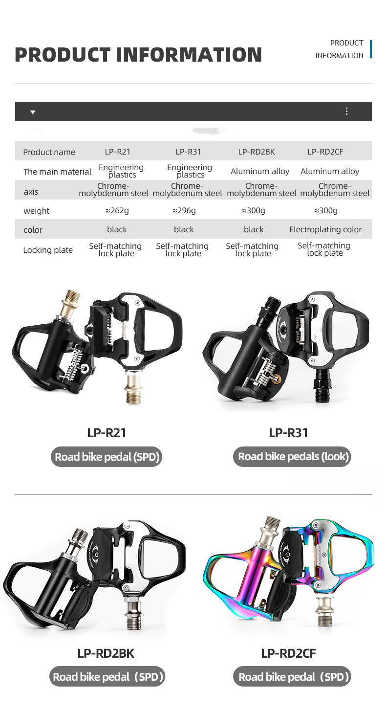 Kuhaa ang Cycle Pedals Lightweight Clipless Bicycle Pedals