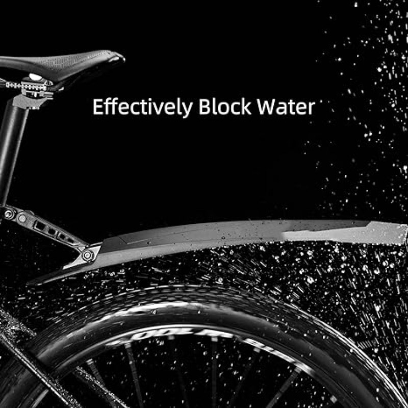 Road Bike Fender Adjustable and Easy to Install Rear or Front Bike Mud Guard - Bike Fender - 4