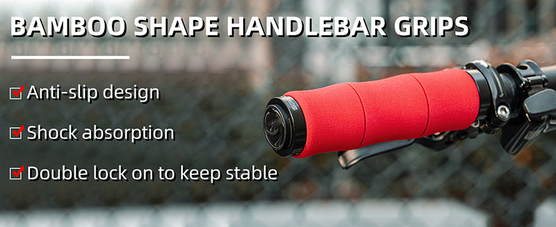 I-Shock Absorption Foam Bike Handle Grips