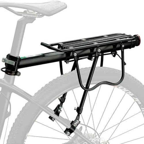 Bagažinės dviračių laikiklis, greito atlaisvinimo dauguma 165 svarų talpos dviračio bagažo bagažinės, aliuminio lydinio