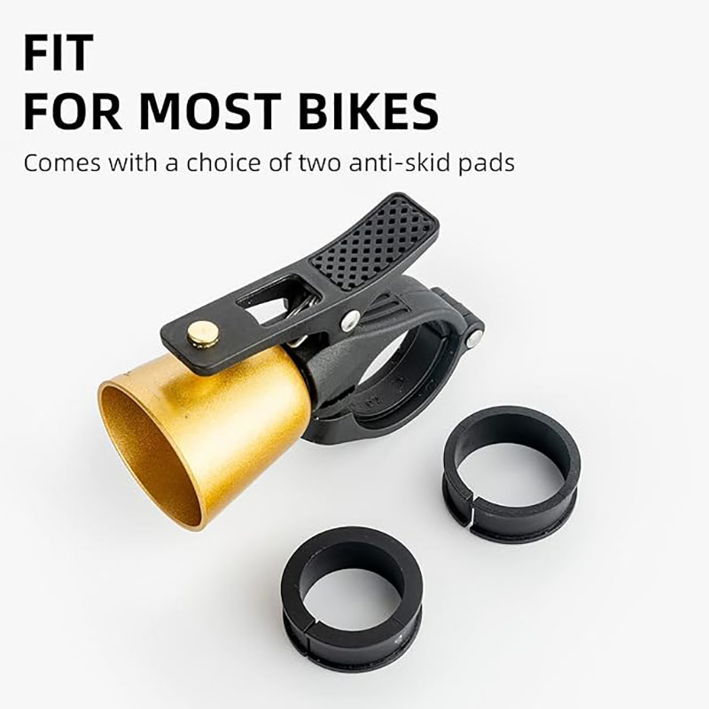 Waterproof Biker Bells Classic for Adults with Loud Sound Fit for 0.87-1.25in/22.2-31.8mm - Bike Bell & Horn - 7