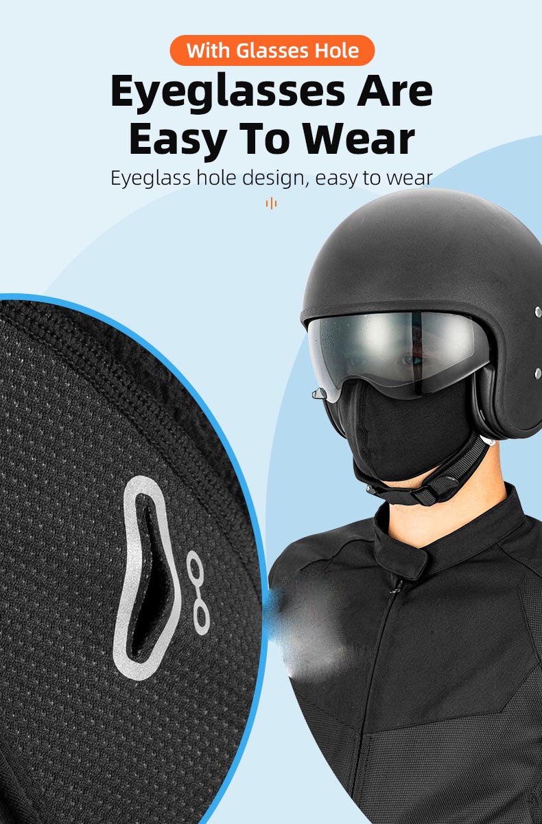 Vintra Balaclava Masko Vizaĝo Okulvitroj Truo Kuranta Kapbendon Windproof Tenu Varma Masko