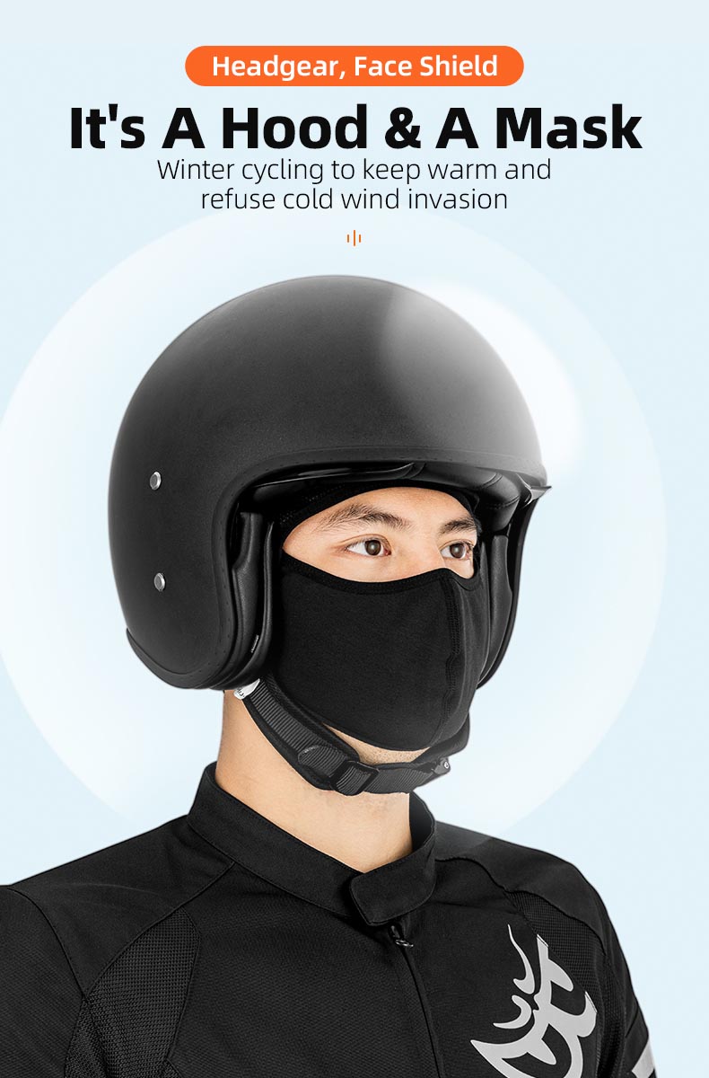 Winter Balaclava Mask Face Glasses Hole Running Headband Windproof Keep Warm Mask