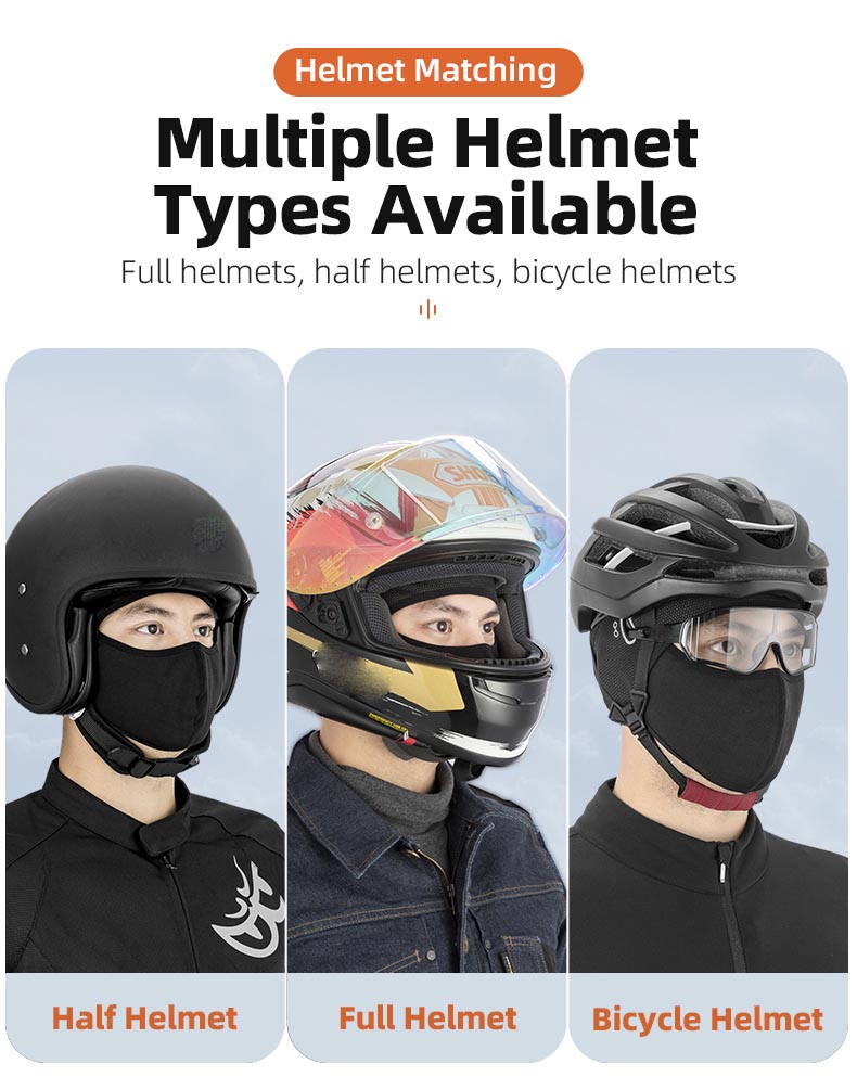 Usum Balaclava Topeng Nyanghareupan Kacamata Liang Ngajalankeun Headband Windproof Tetep Haneut Topeng