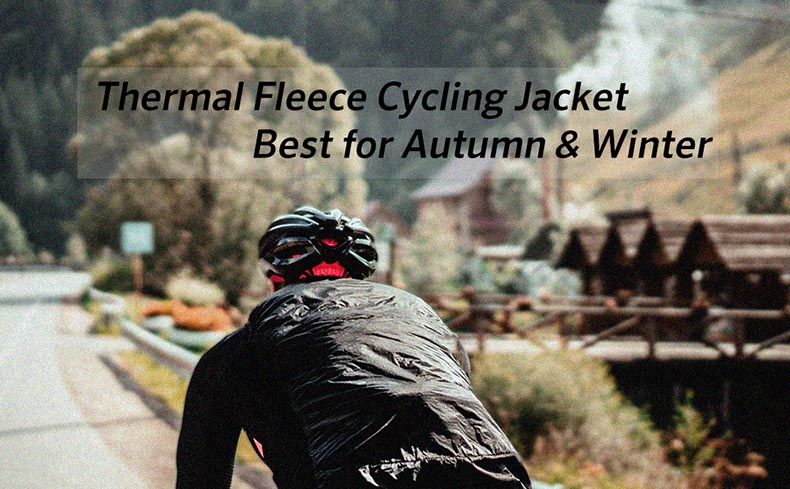Erkekler için Kış Bisiklet Ceketi Termal Polar Rüzgar Geçirmez Jacke